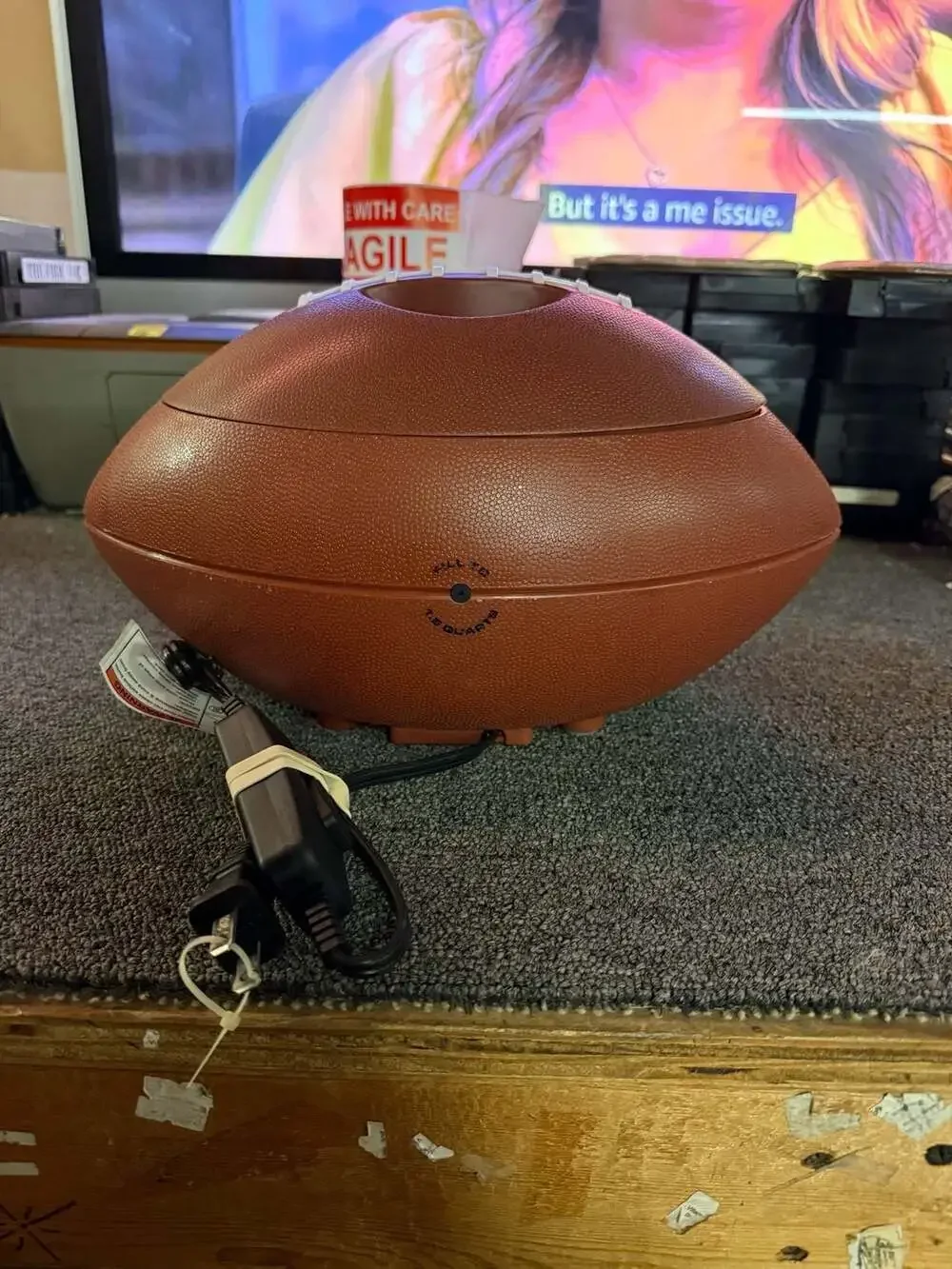 Pro Pots Model PP-15 1.5-Quart Football Shaped Slow Cooker